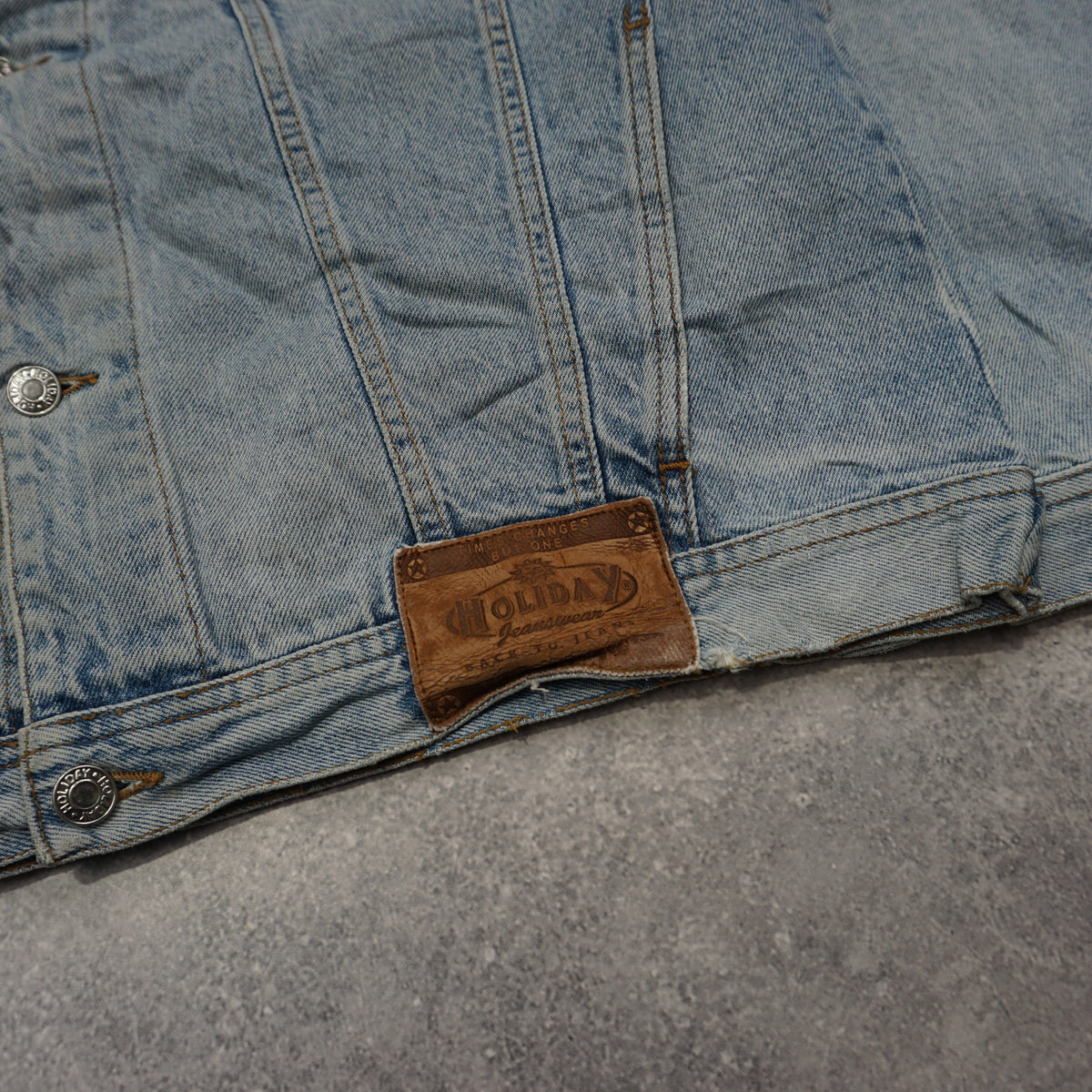 2000s Holiday Denim Jacket