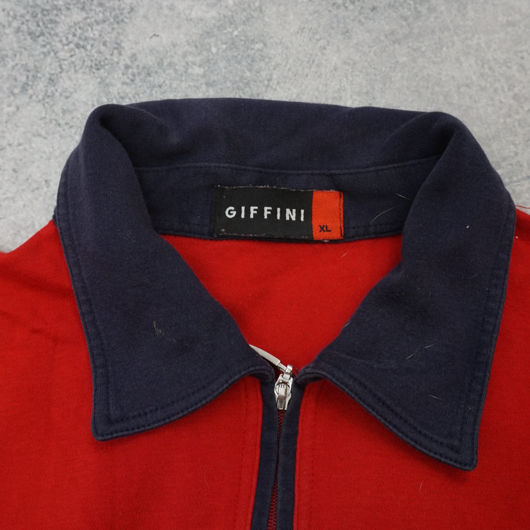 90s Giffini Colourblock Polo Zip