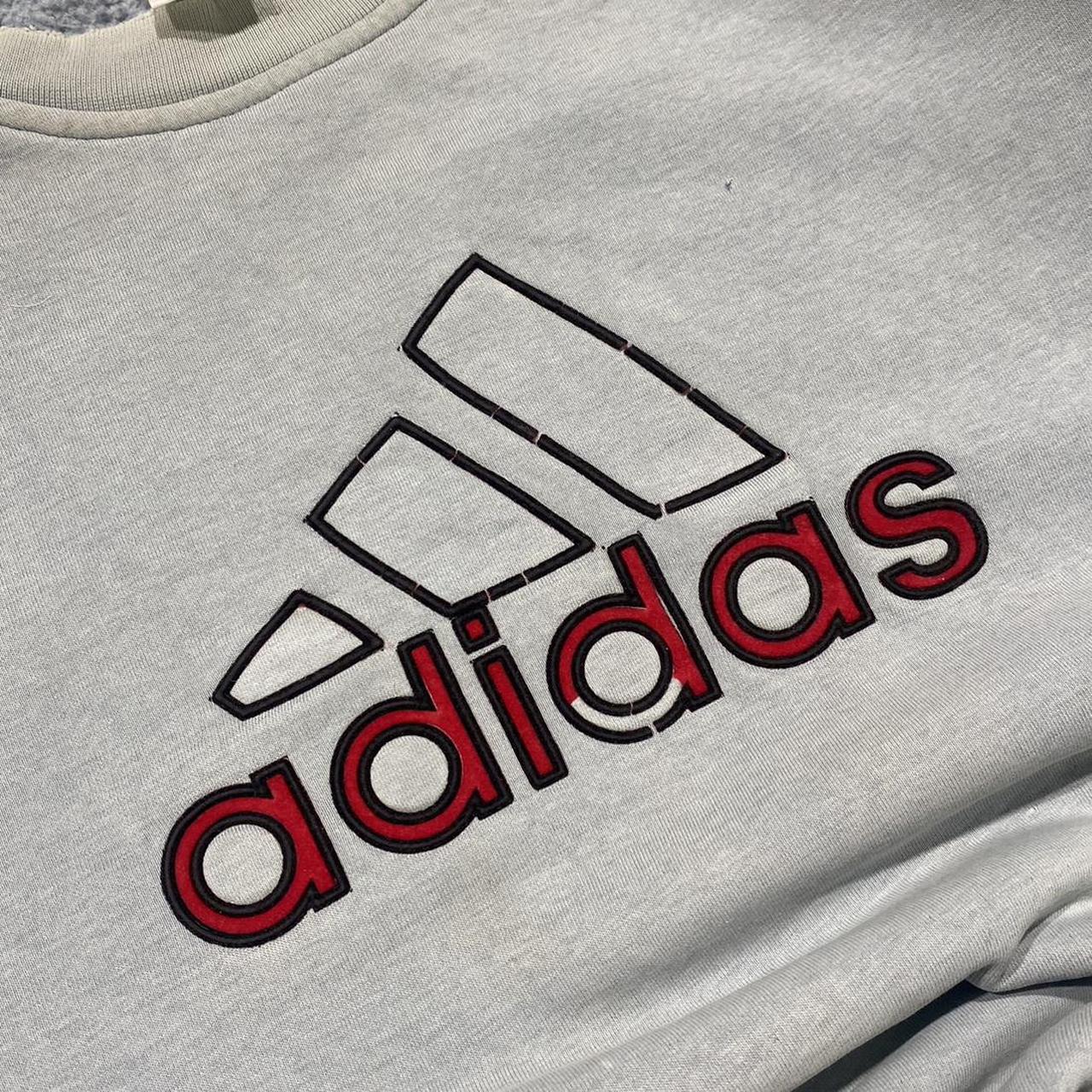 2000s Adidas Oversized Crewneck