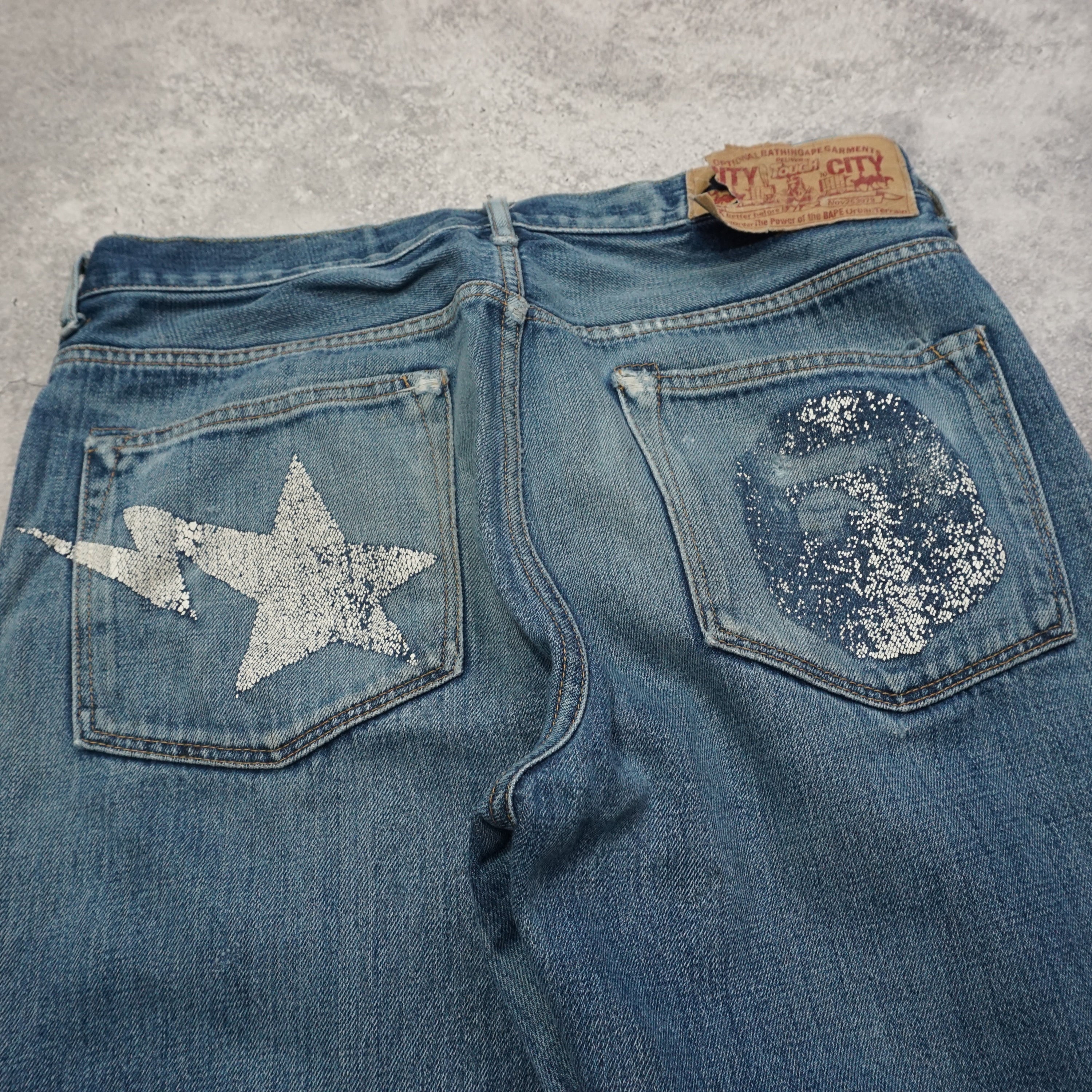 2000s A Bathing Ape Selvedge Denim Jeans