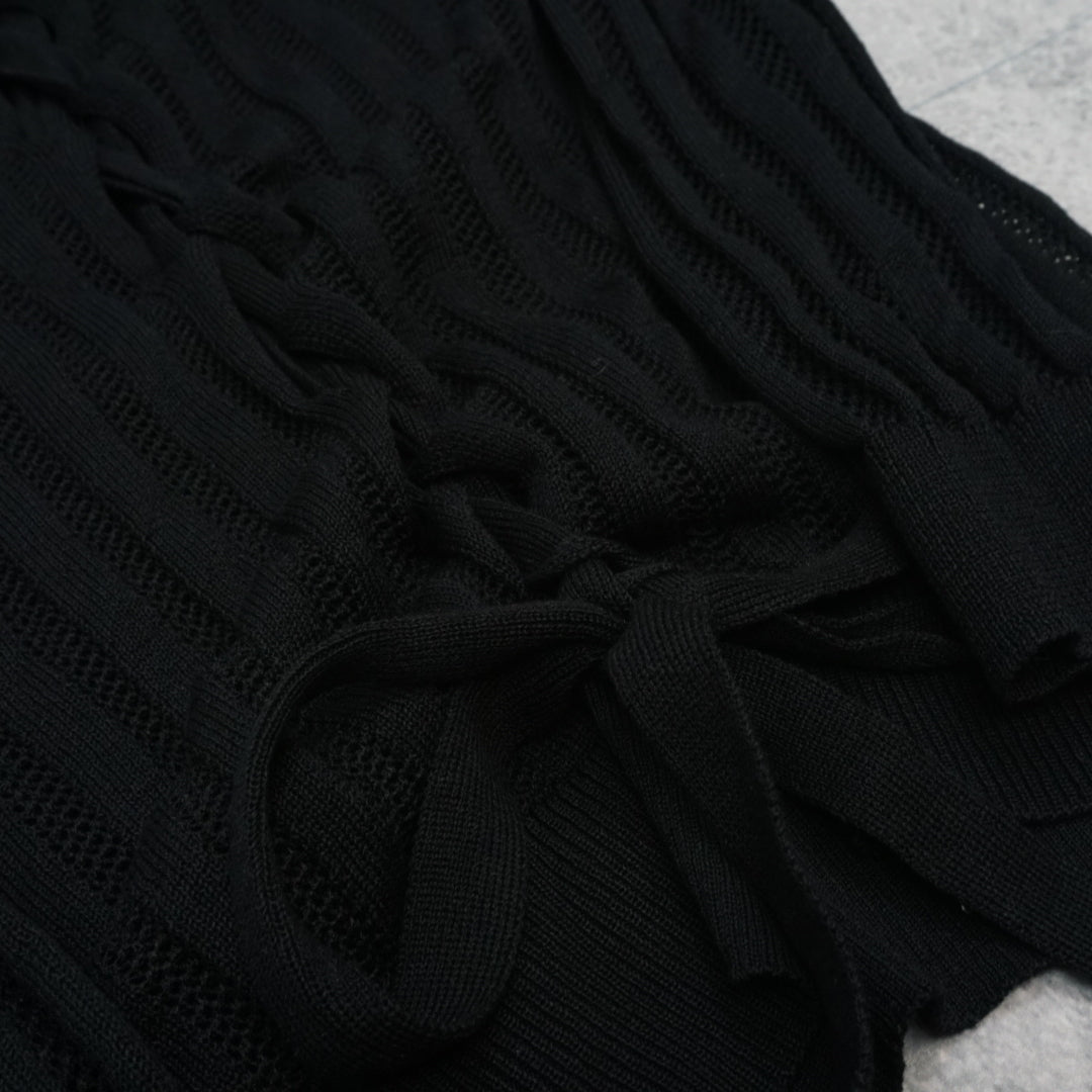 Cable Knit Tie Top