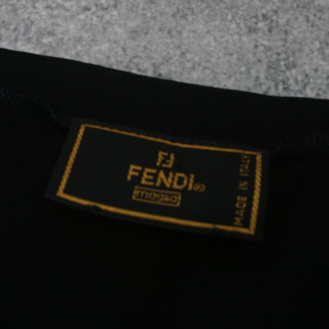 90s Fendi Graphic Crop T-Shirt