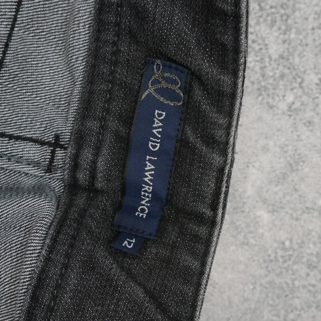 2000s David Lawrence Grey Bootcut Jeans