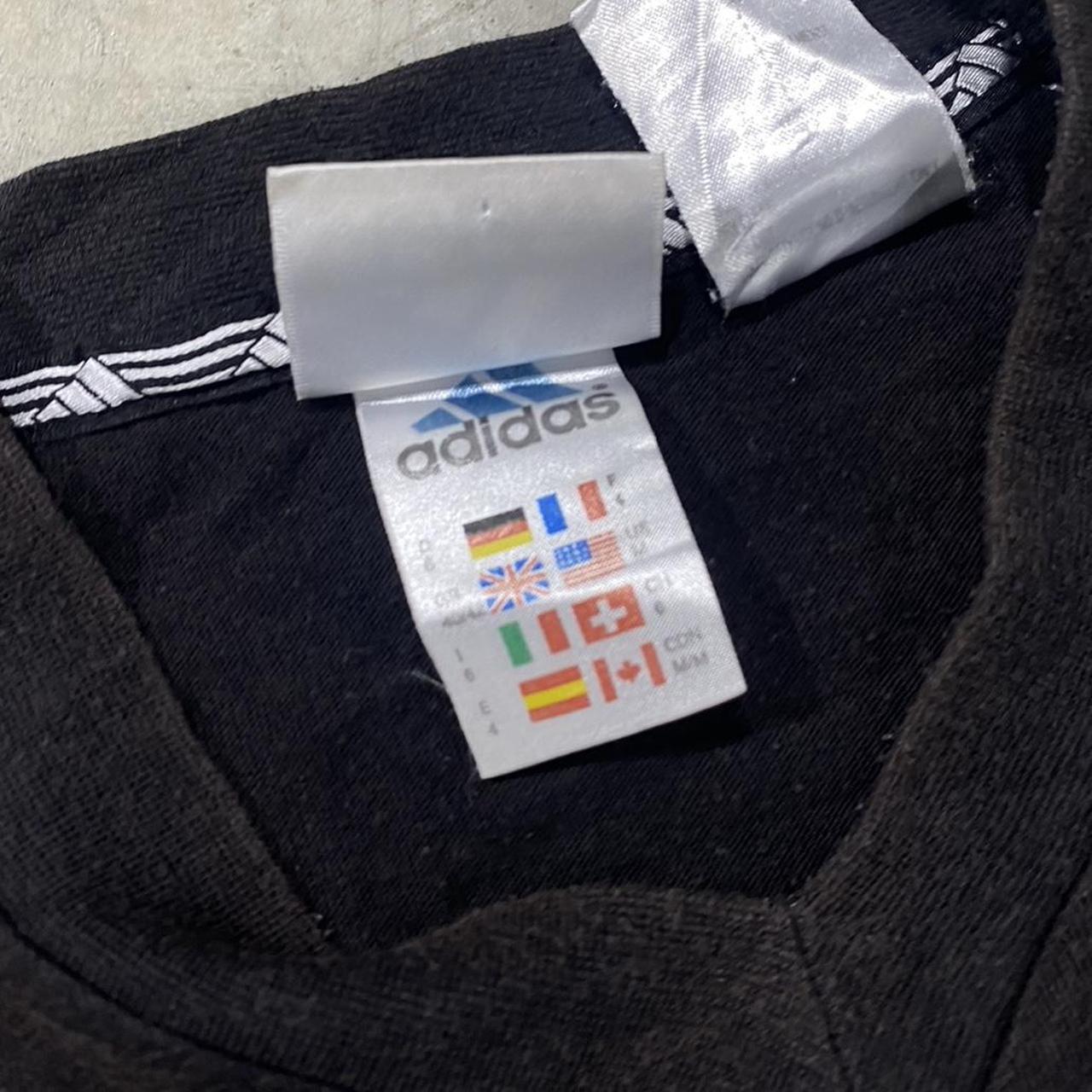 2000s Adidas V Neck T-Shirt