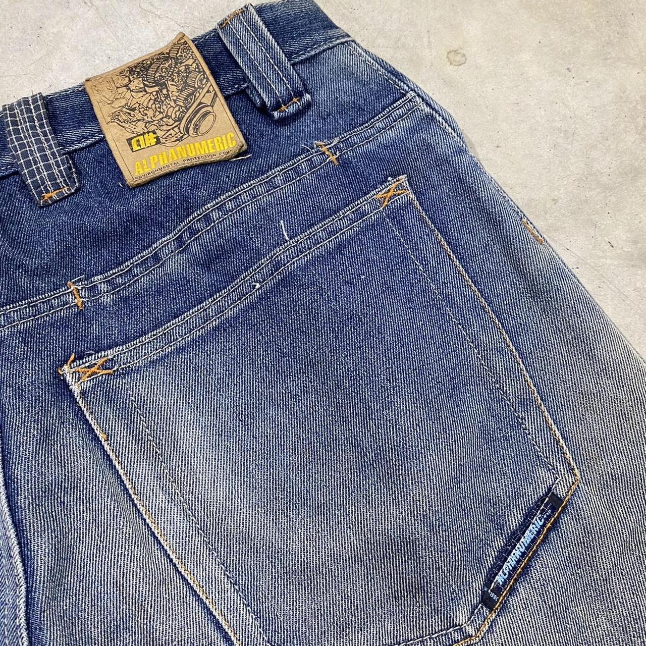 2000s Alphanumeric Relaxed Jeans