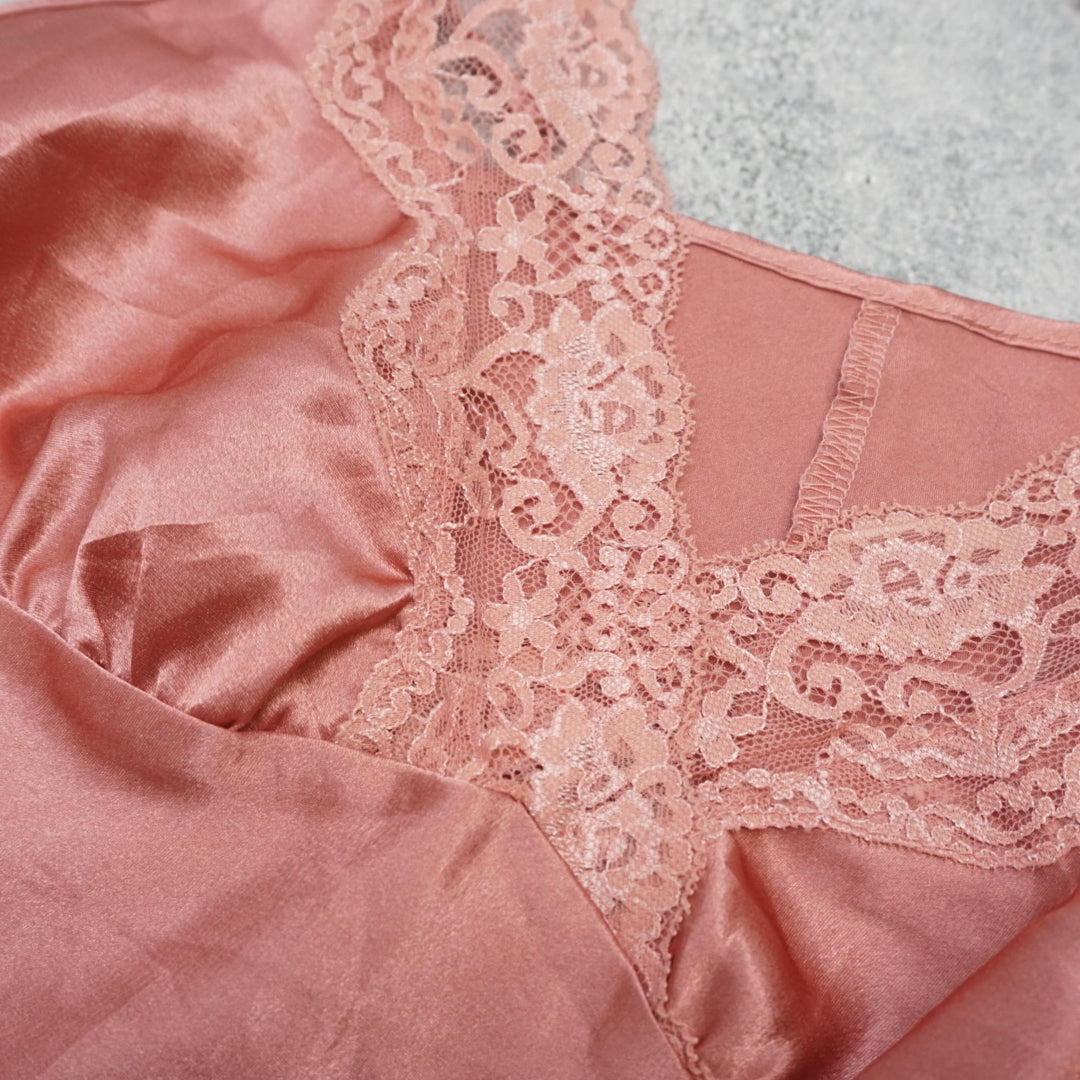 2000s Satin Lace Cami Top
