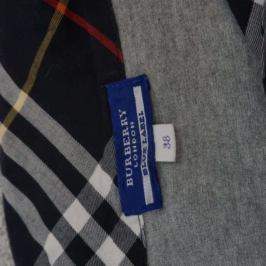 2000s Burberry London Nova Check Collar Top