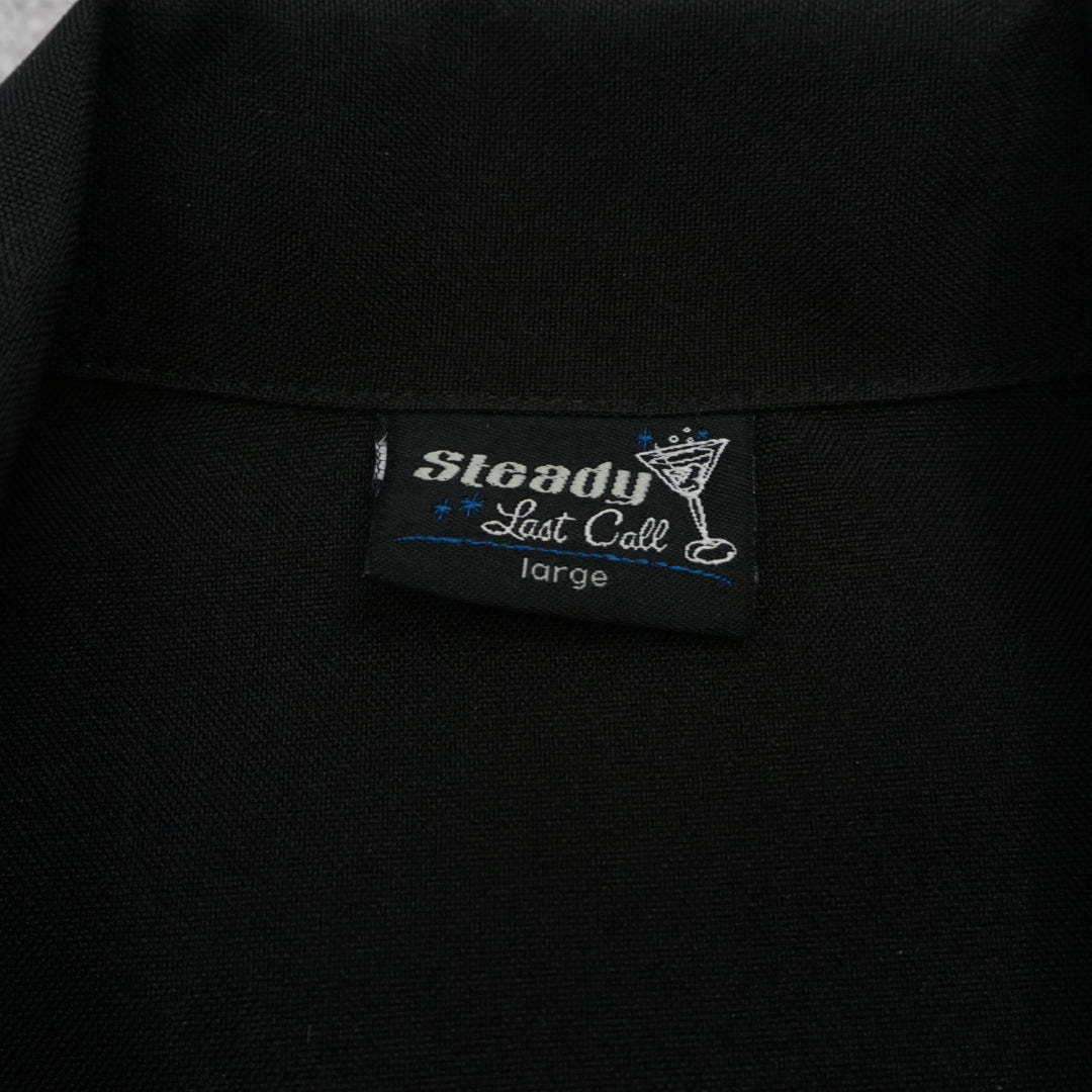 2000s Steady Last Call Pin-Up Shirt