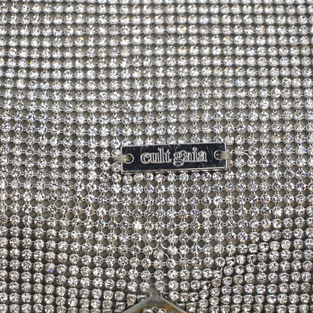 Cult Gaia Hera Nano Rhinestone Shoulder Bag Handbag