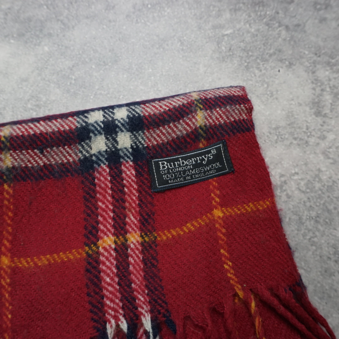 90s Burberry's Wool Scarf