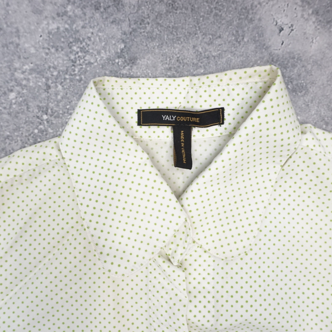 Yaly Couture Polka Dot Shirt