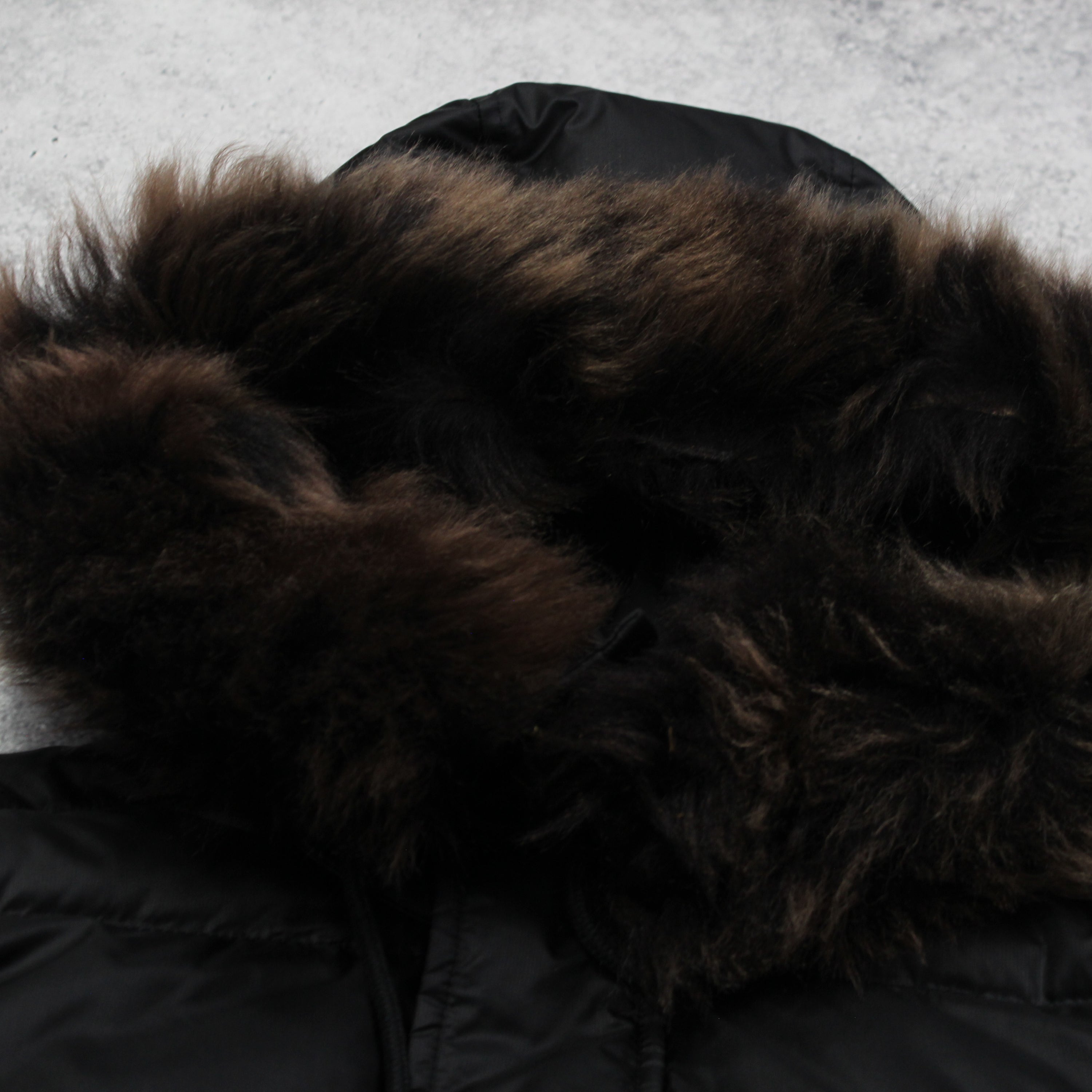 2000s Ralph Lauren Fur Trimmed Puffer Jacket