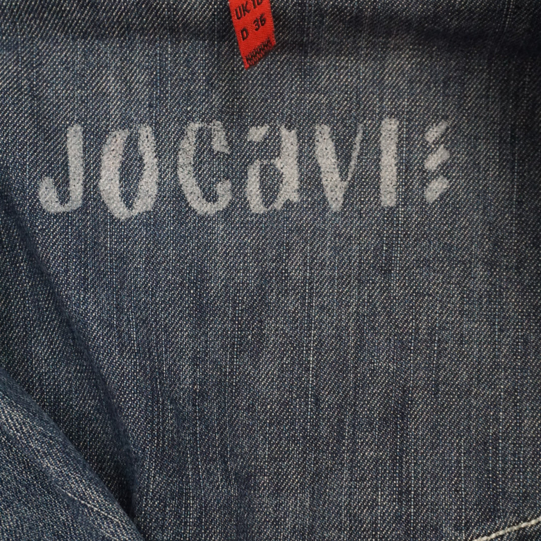 2000s Jocavi Fitted Stretch Denim Jacket