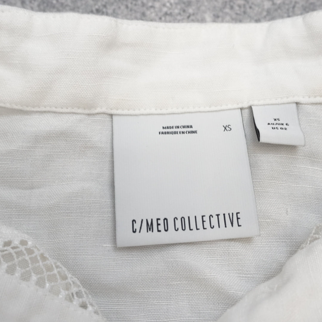 Cameo Collective Puff Sleeve Linen Dress
