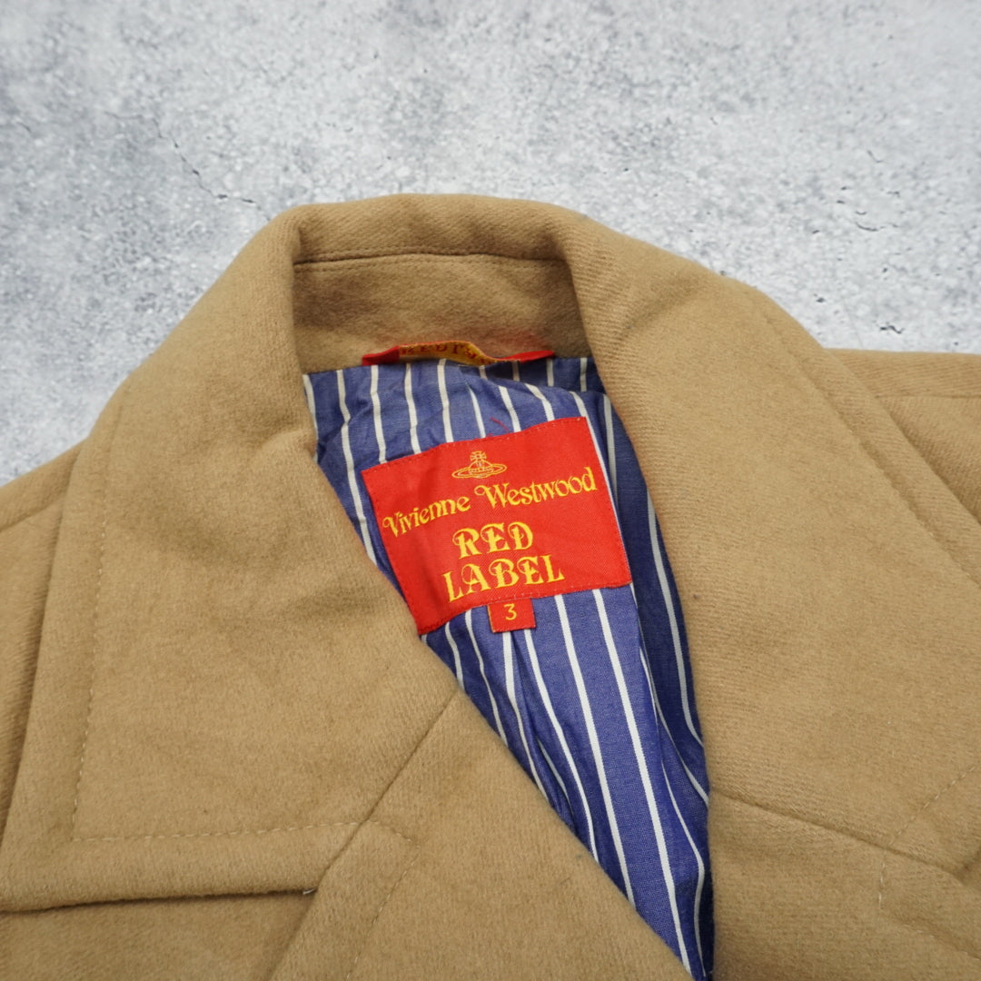 Vivienne Westwood Red Label Double Breasted Wool Coat