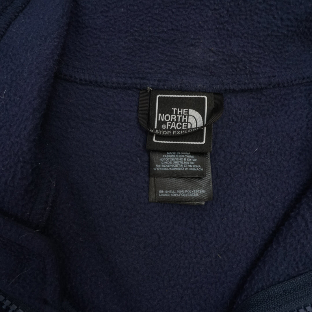 2000s The North Face Navy Zip Up Fleece