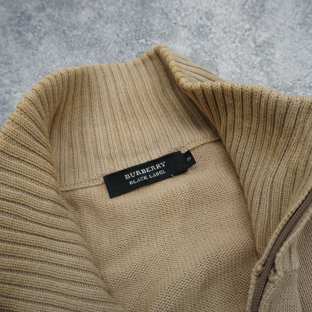 2000s Burberry Black Label Zip Up