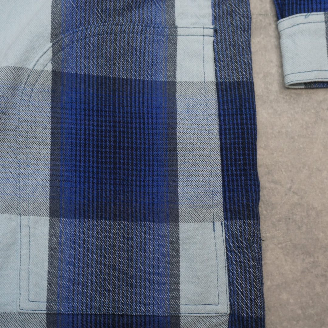 A.P.C. Plaid Button Up Shirt
