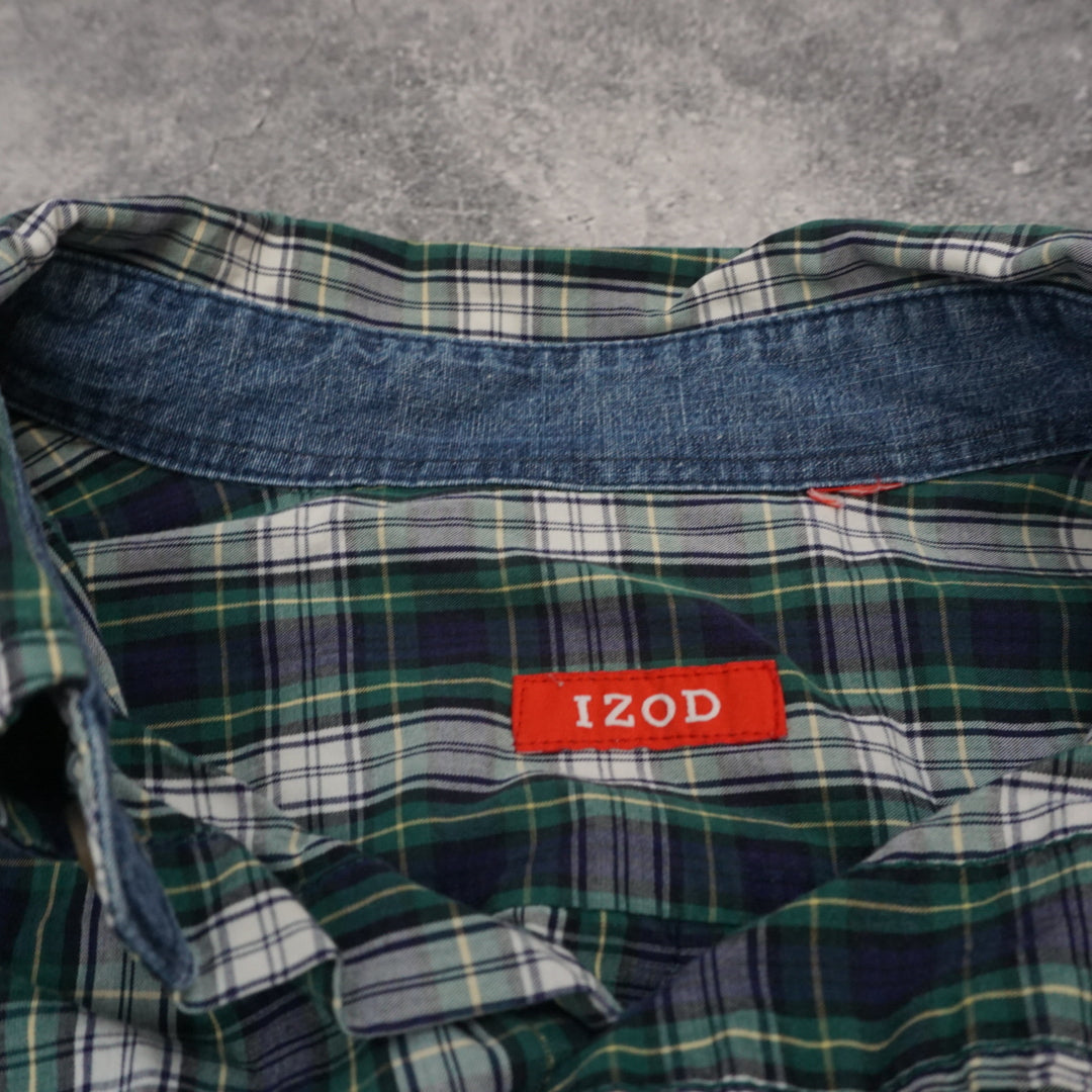 2000s Izod Plaid Shirt