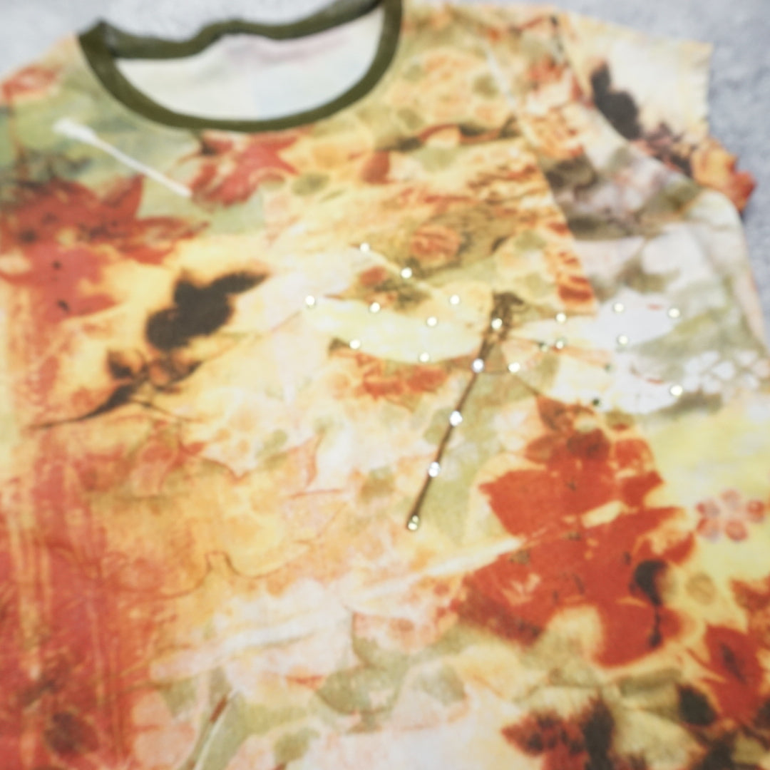 2000s Floral Graphic T-Shirt