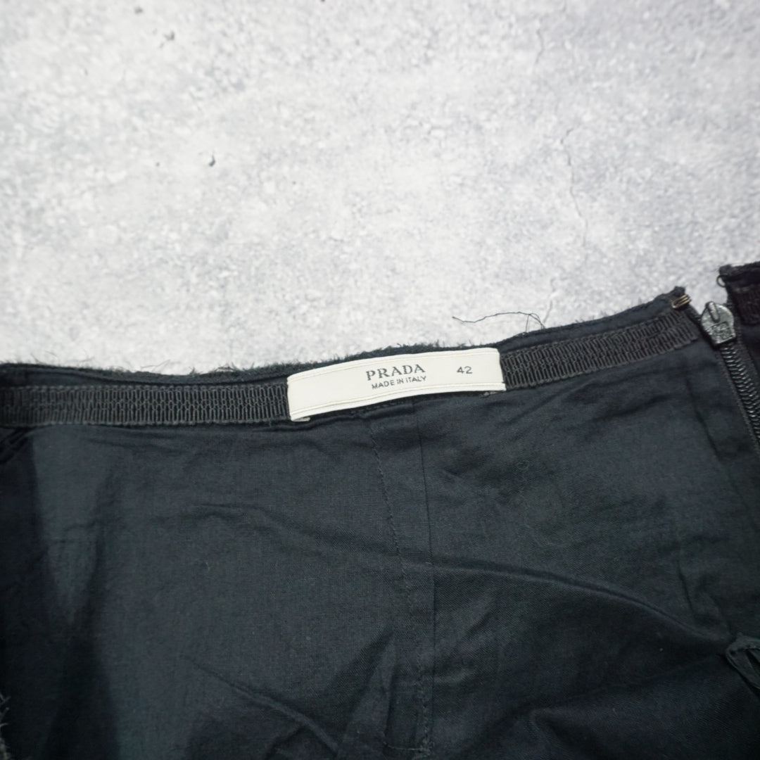 Prada Lace Trim Skirt