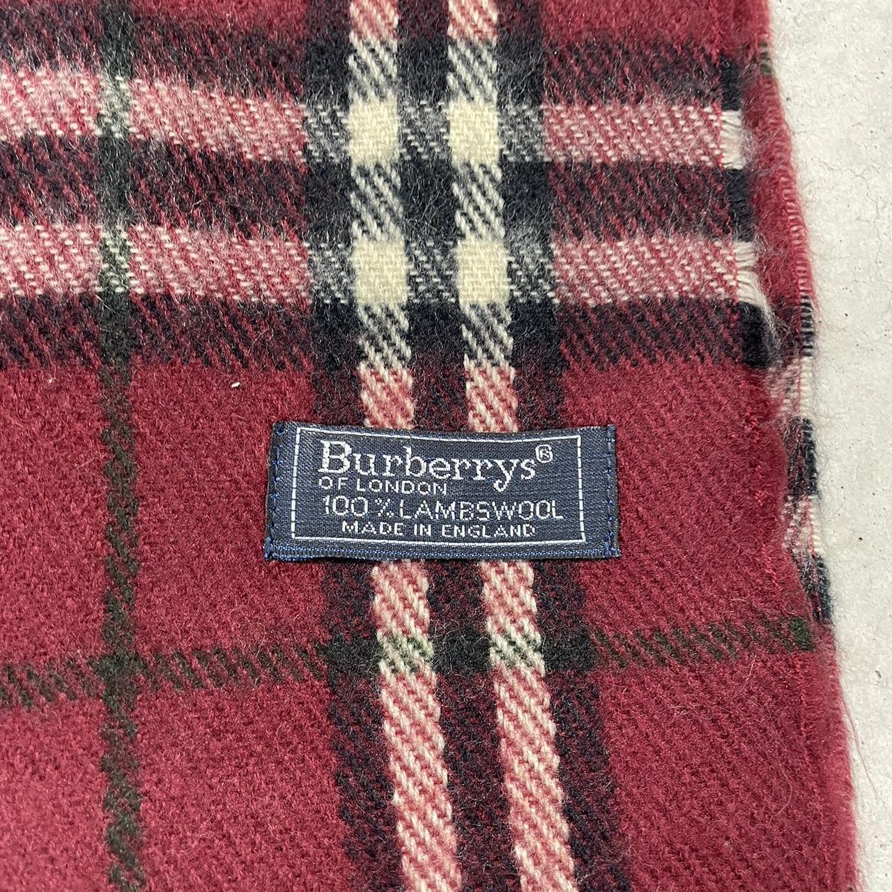 90s Burberrys Woolen Vintage Scarf
