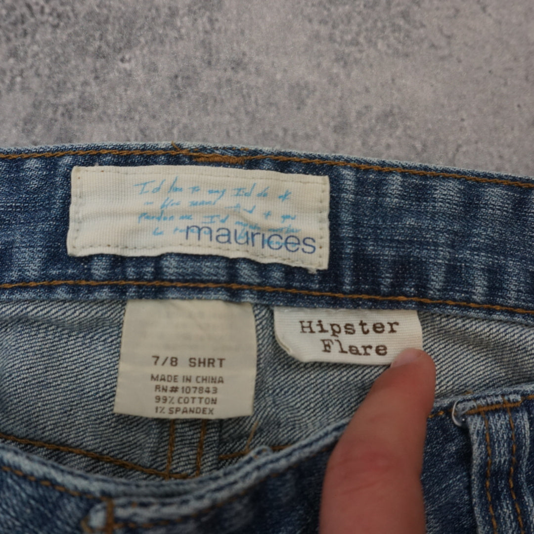 2000s Maurices Hipster Flare Low Rise Jeans