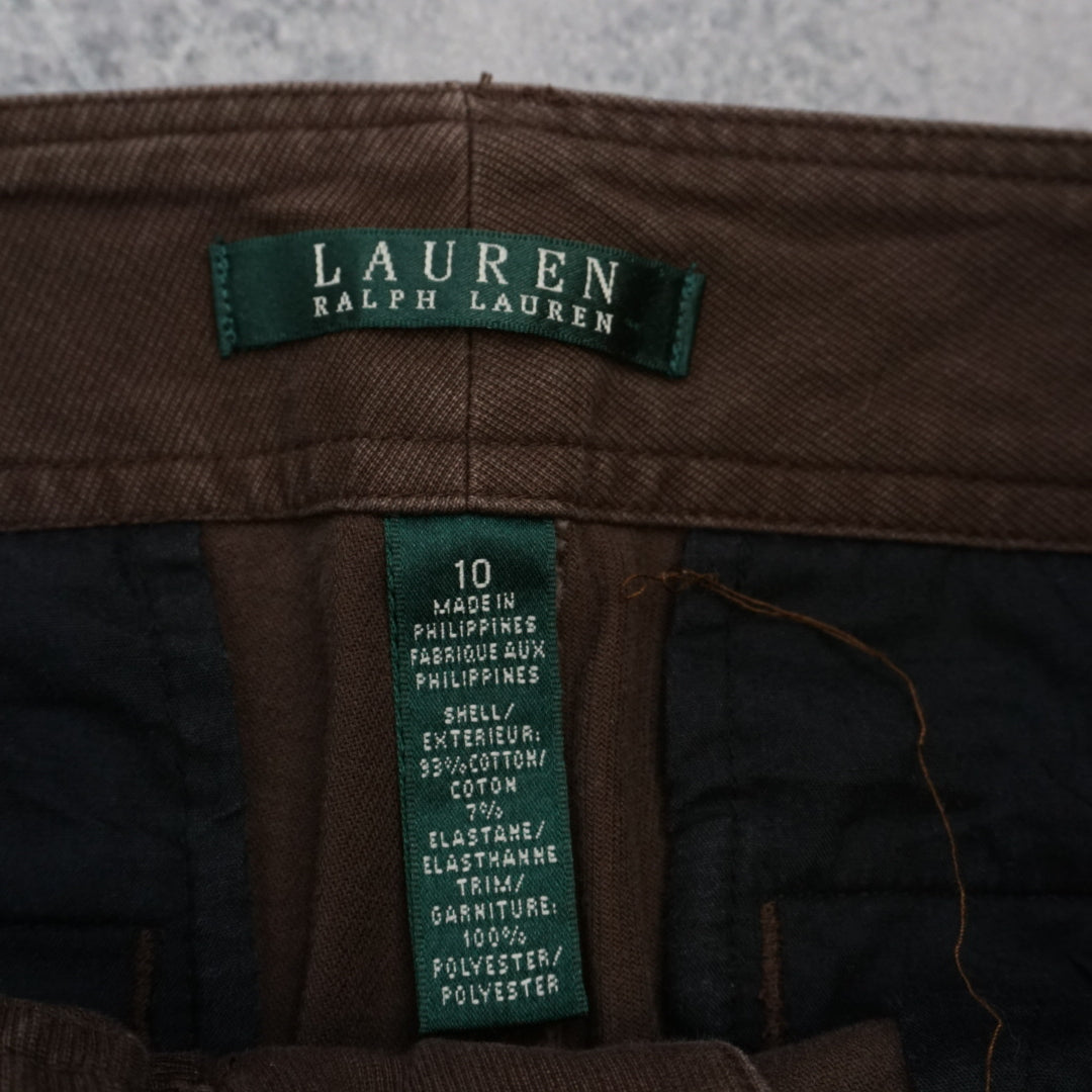 2000s Ralph Lauren Brown Pants