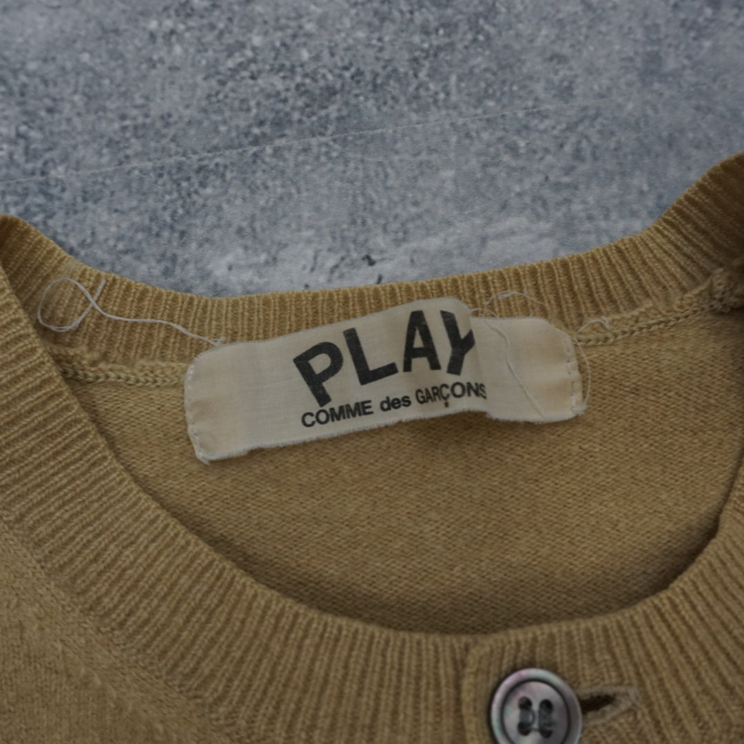 Play Comme Des Garçons Black Heart Cardigan