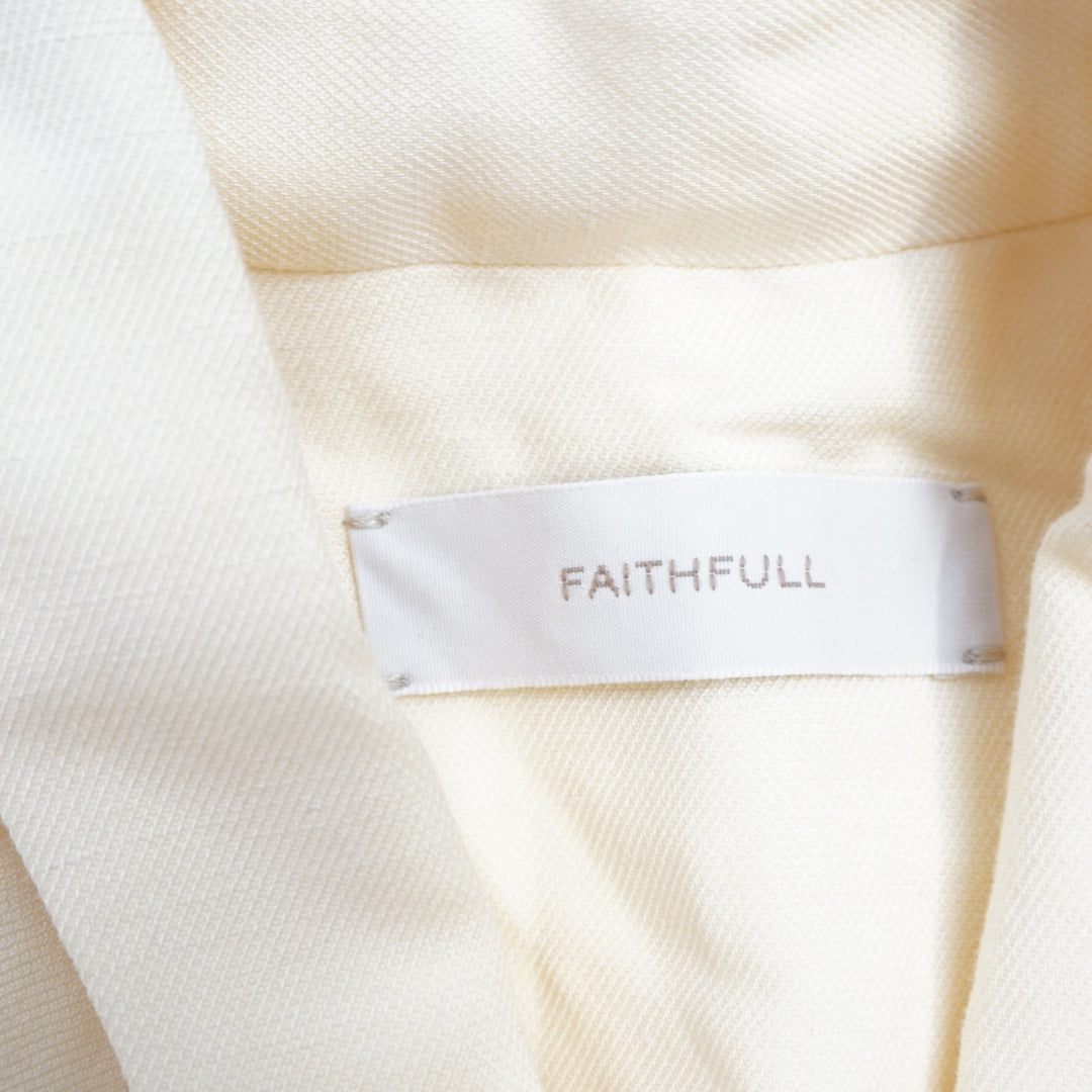 Faithfull Sleeveless Button Up Top
