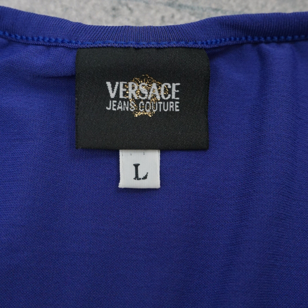 2000s Versace Jeans Couture Graphic Top Long Sleeve