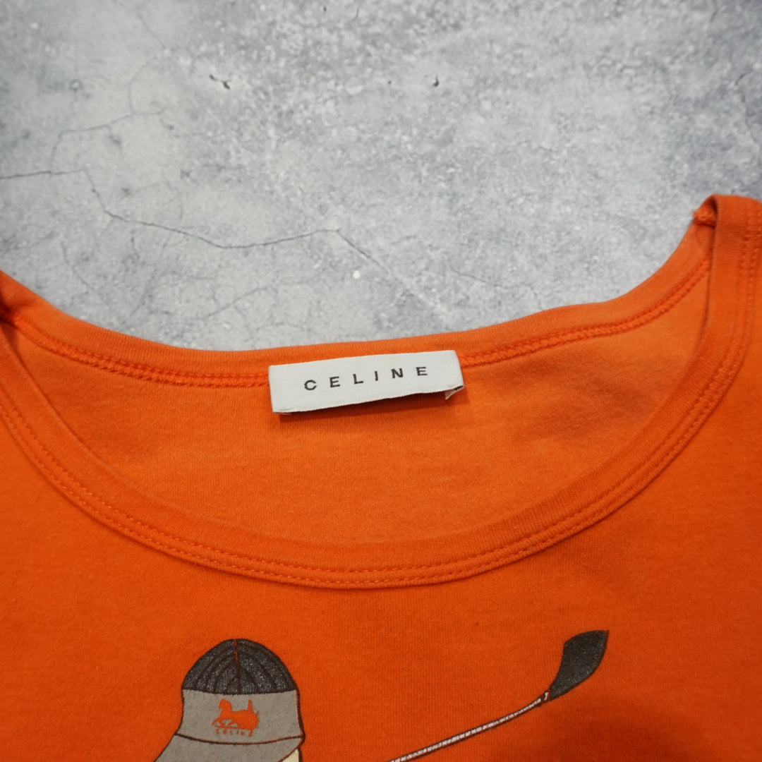 2000s Celine Graphic T-Shirt