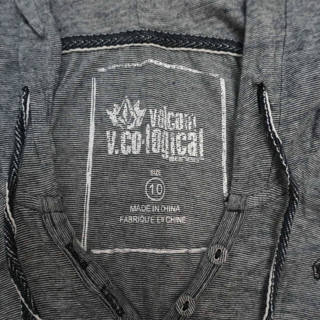 2000s Volcom Tank Top Hooded
