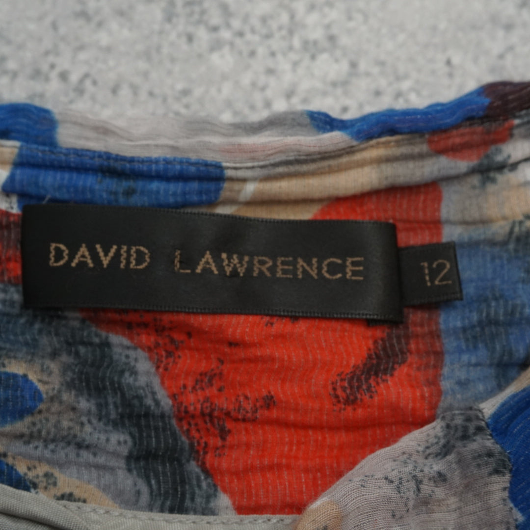 David Lawrence Floral Print Mini Skirt