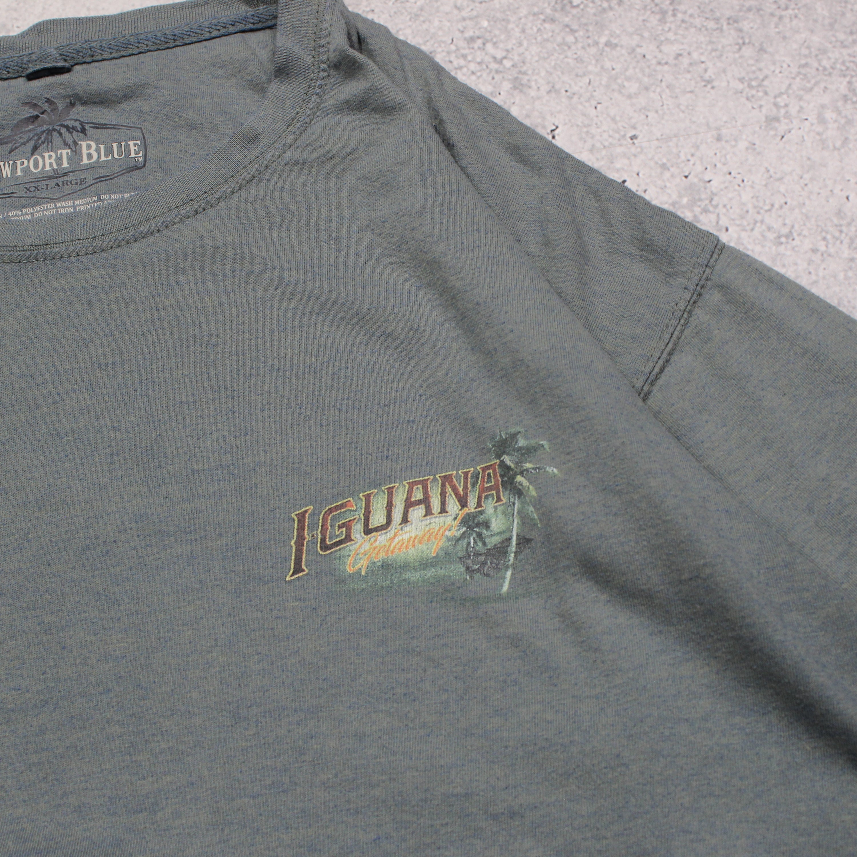 Newport Blue Iguana Graphic T-Shirt