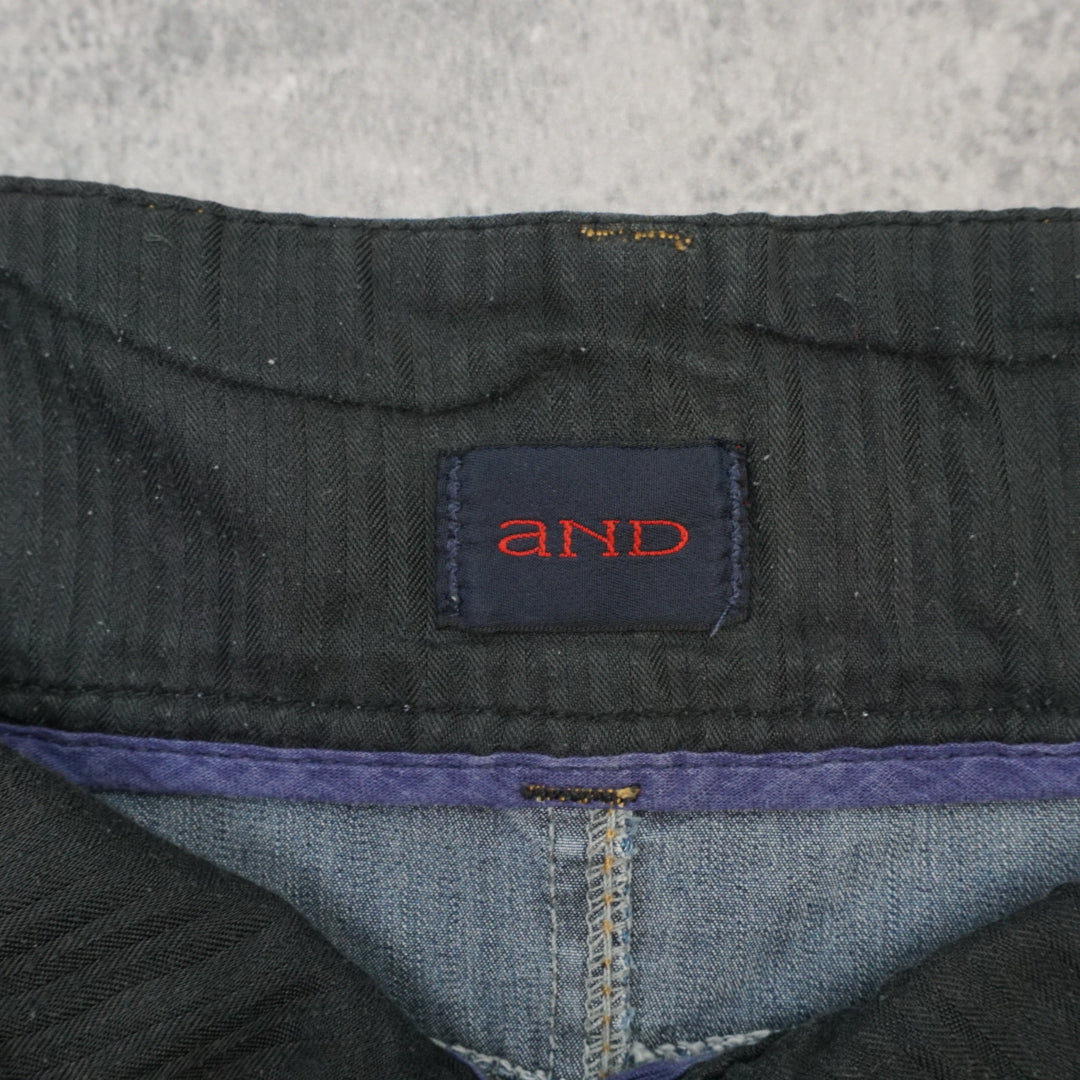 and Denim A-Line  Skirt