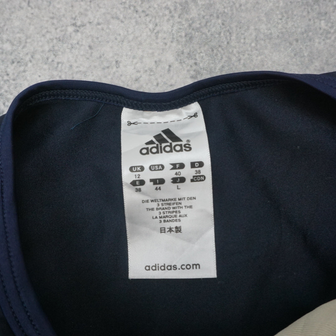 2000s Adidas Three Stripe Athletic Vest Top
