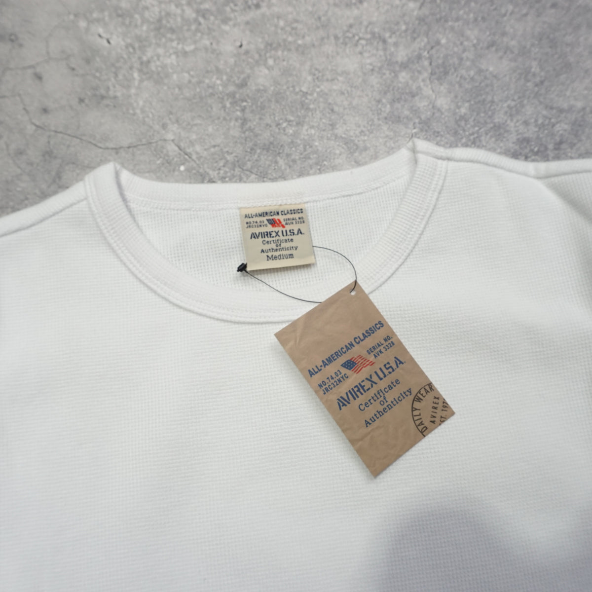 Avirex Daily Wear Waffle Knit T-Shirt