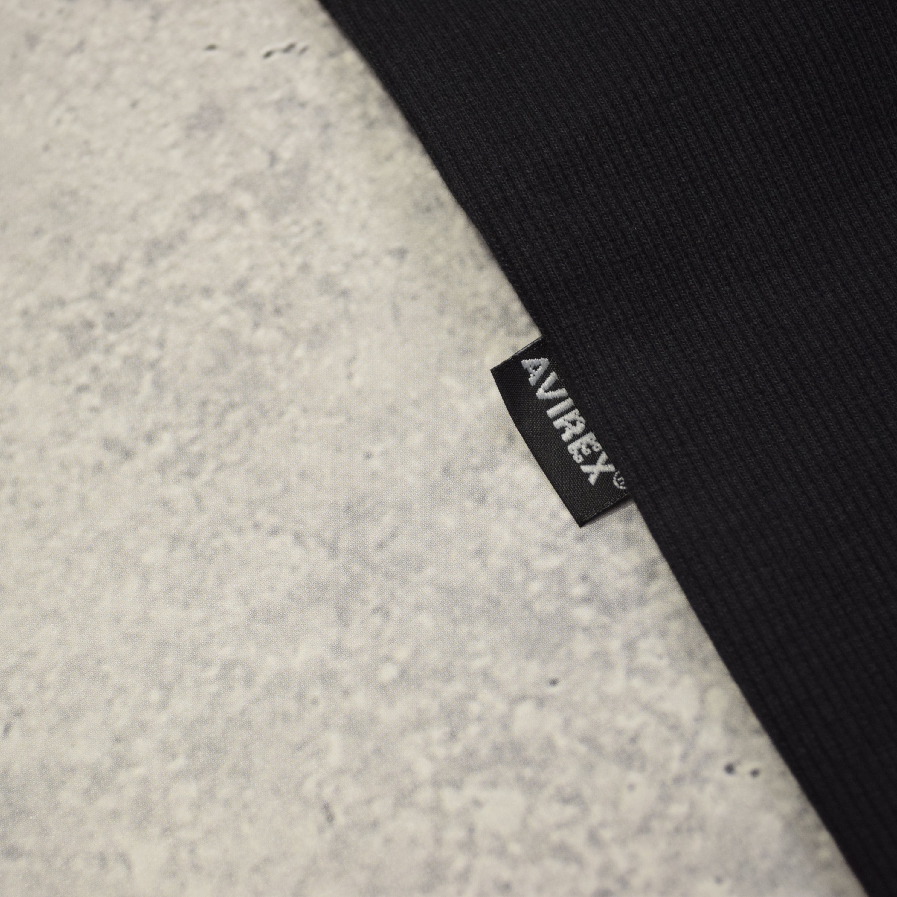 Avirex Ribbed Henley T-Shirt