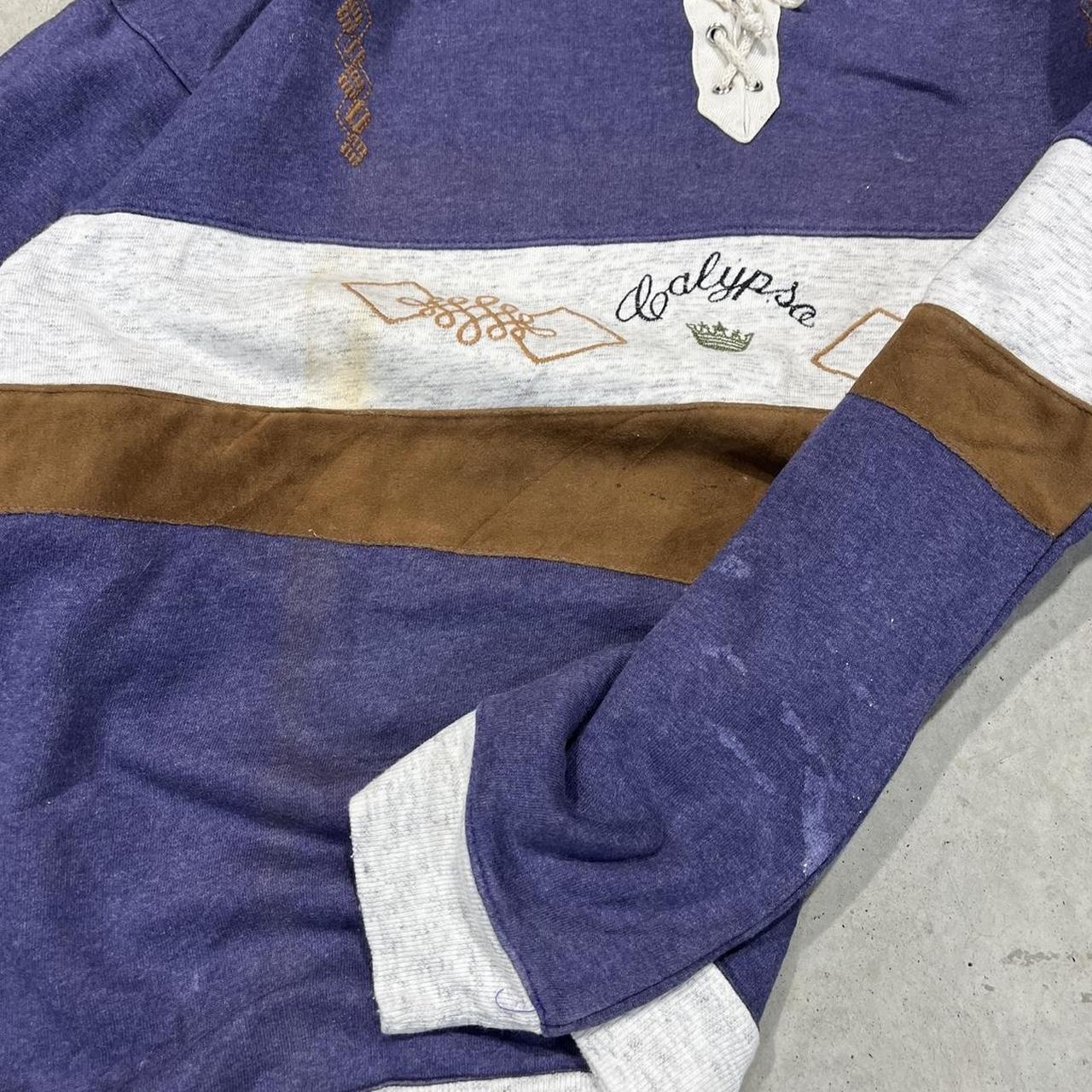90s Calypso Lace Up Crewneck