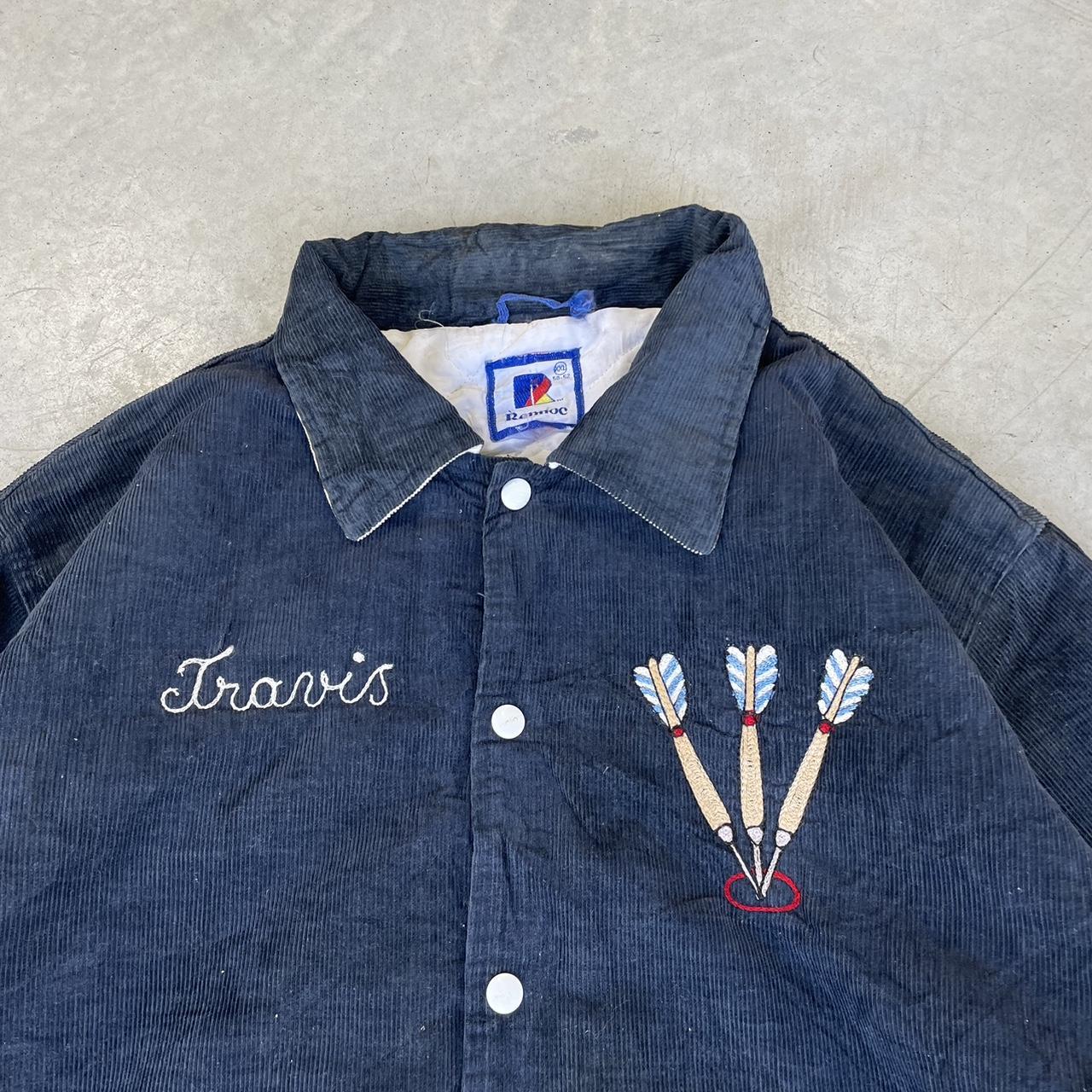 2000s Dart Corduroy Retro Jacket Varsity