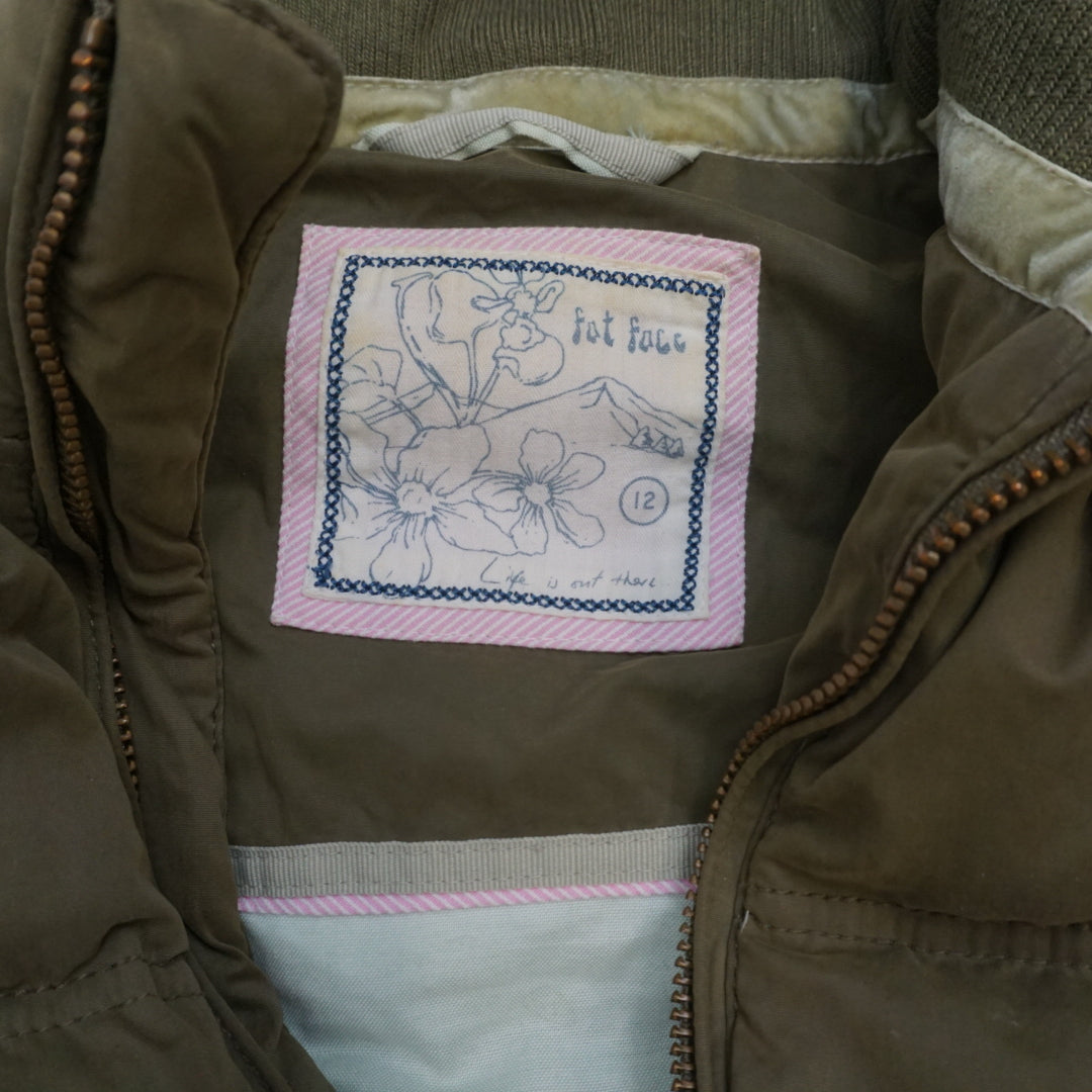 2000s Fat Face Hooded Vest Puffer