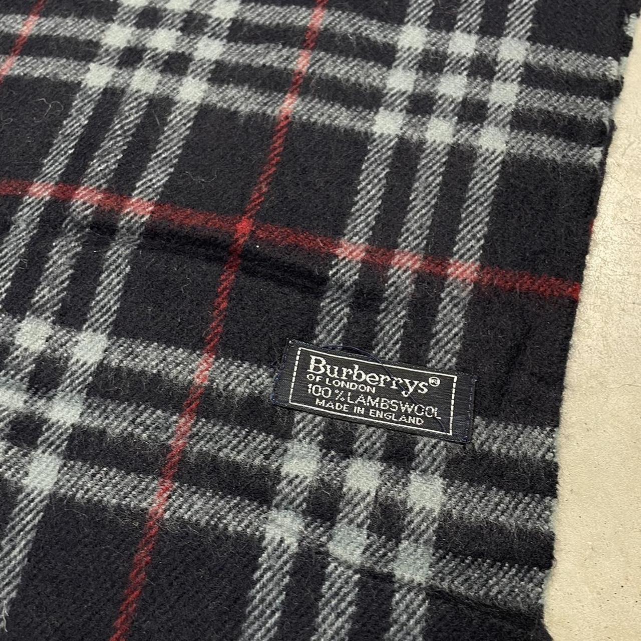 90s Burberrys Plaid Scarf