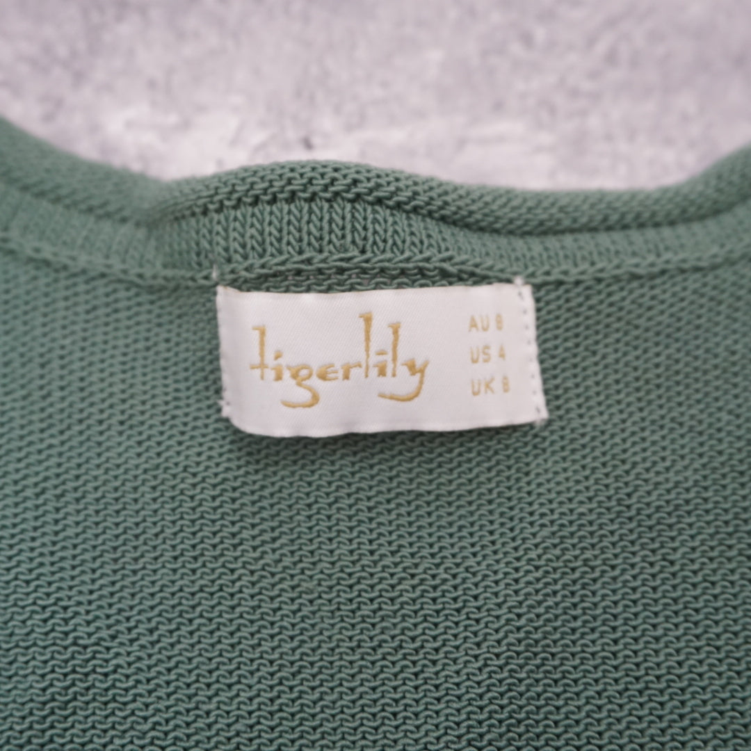 Tigerlily Cropped Tie-Up Knit
