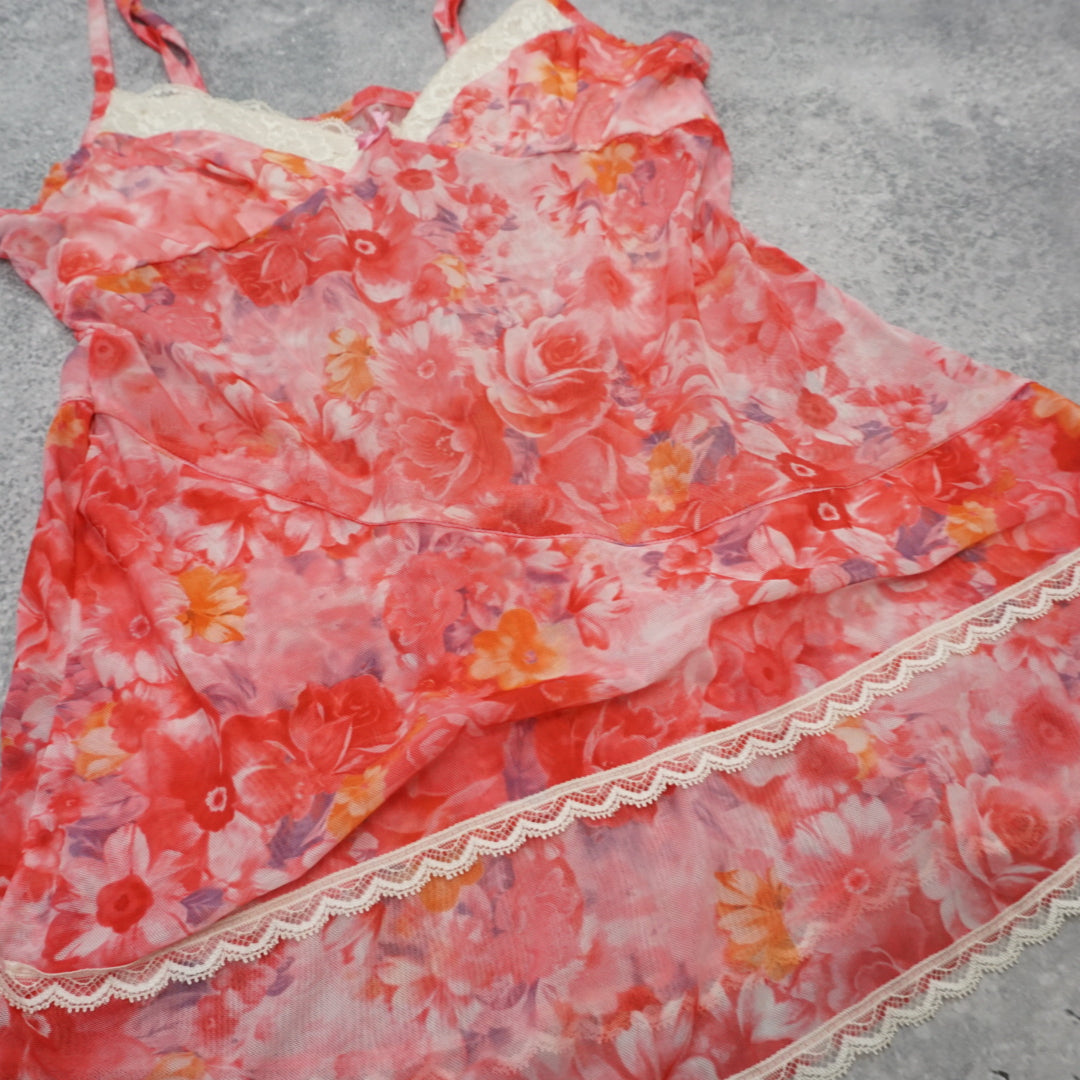 2000s Floral Print Cami