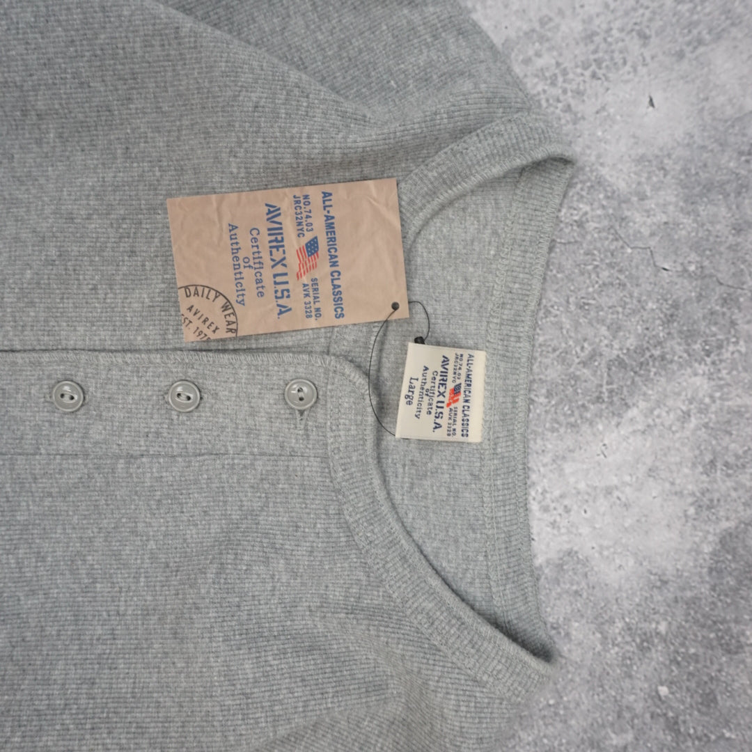 Avirex Daily Wear Henley Long Sleeve Shirt