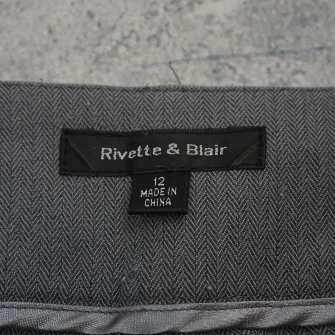 Rivette & Blair Flare Tailored Pants