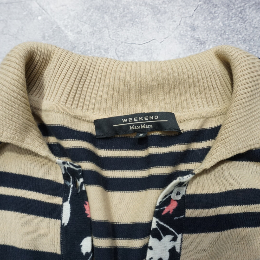 MaxMara Striped Cardigan
