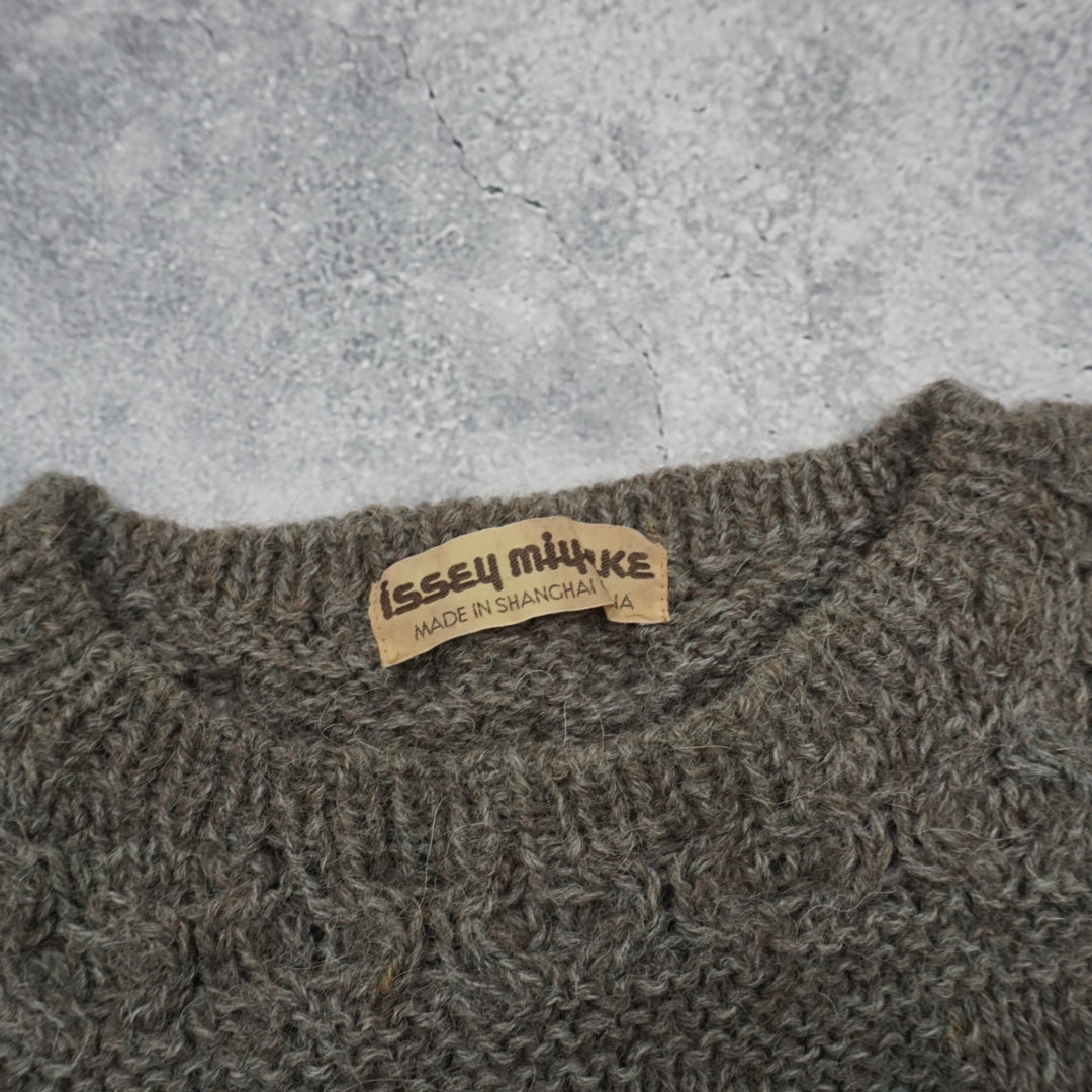 80s Issey Miyake Cable Knit