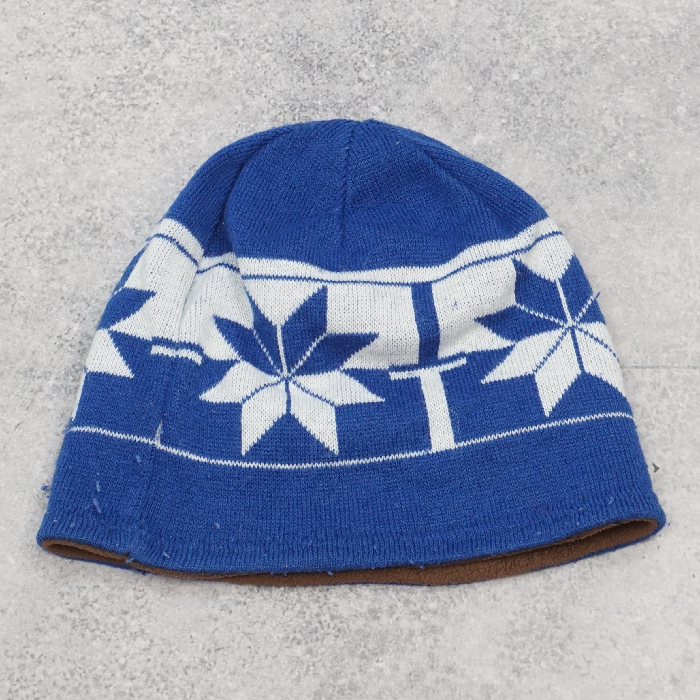 Columbia Reversible Fleece Snowflake Beanie